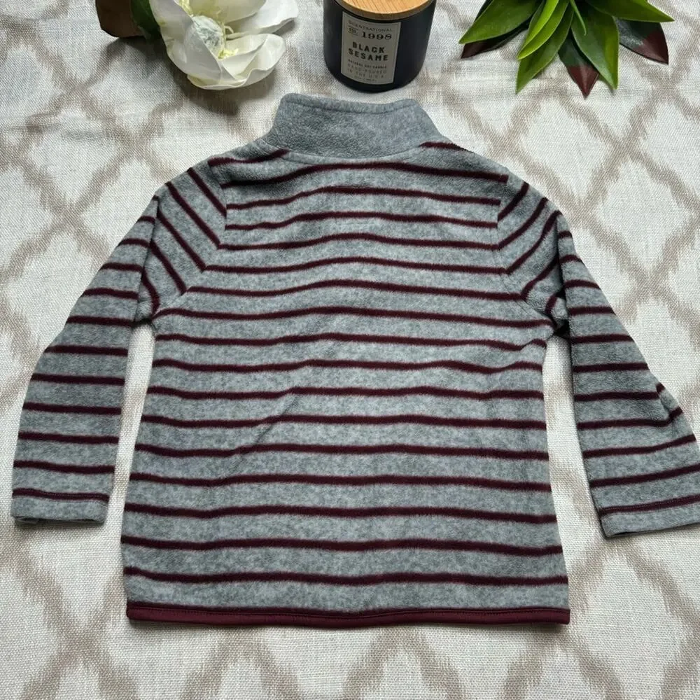 Carter’s Boys Quarter Zip Fleece Pullover Lot 3 Size 3 Camo Striped